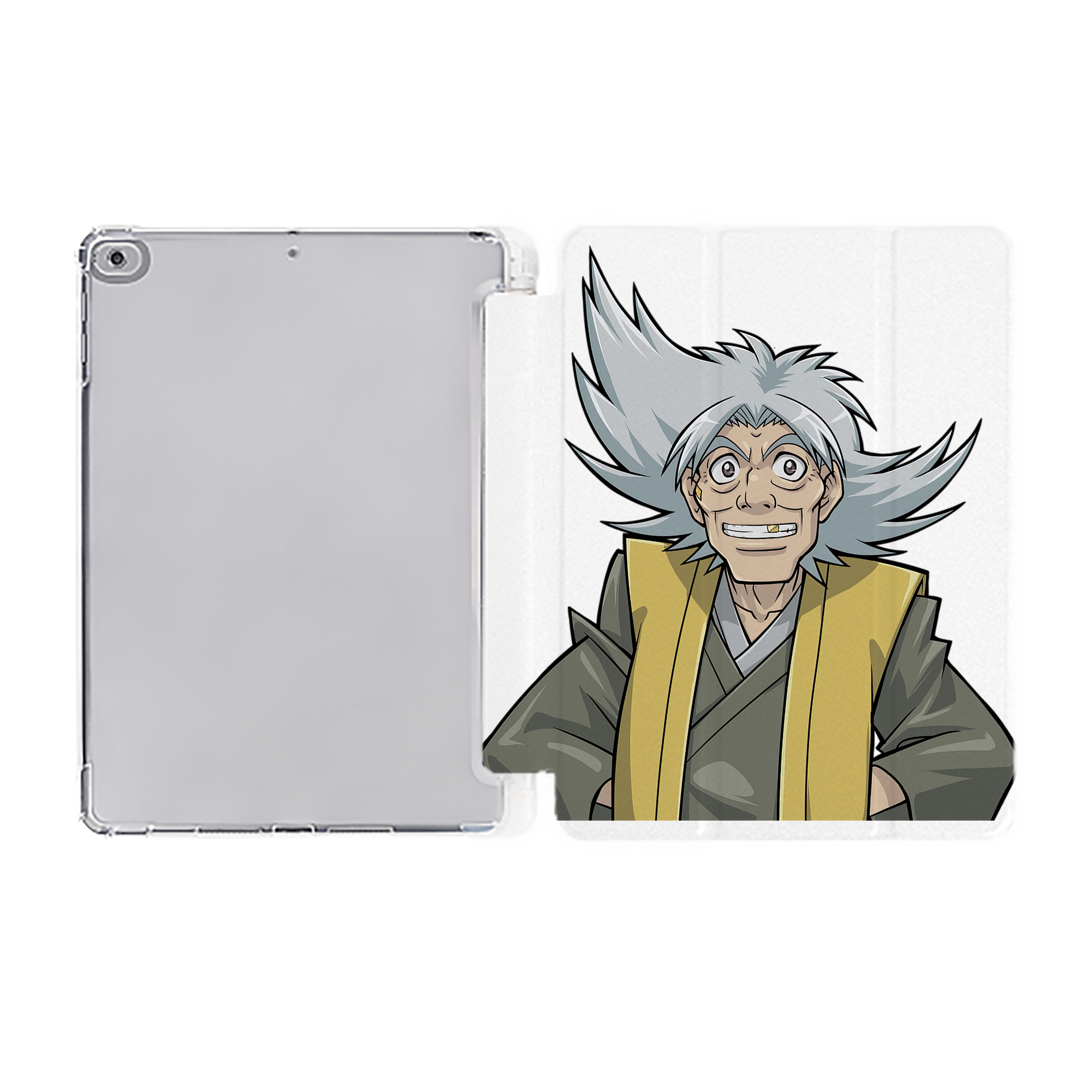 （画像用） 遊☆戯☆王 Yu-Gi-Oh! IPad ケース ペン収納付き 三つ折りスタンド PUレザー×シリコン 対応機種9.5/10.5/10.9インチ
